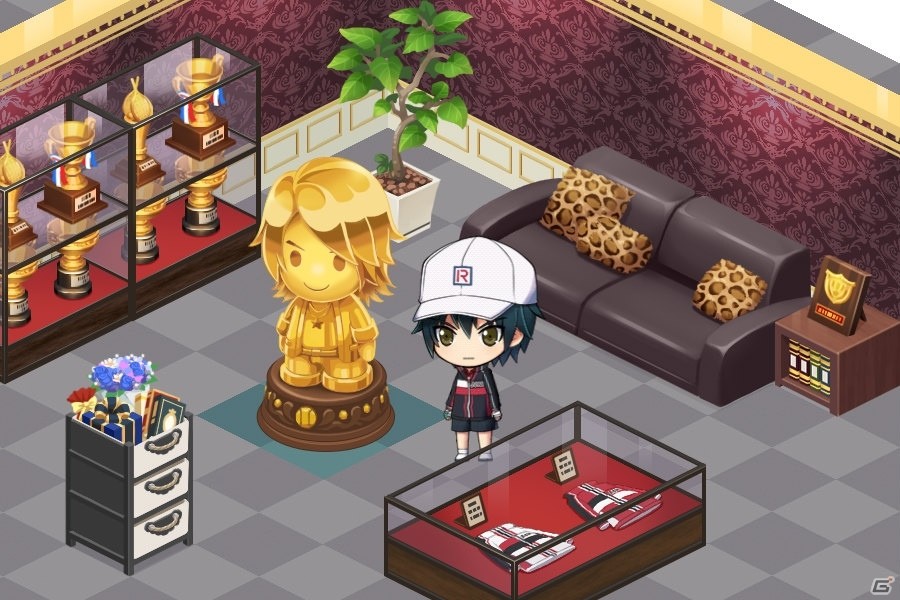 iOS/Android「新テニスの王子様 RisingBeat」事前登録者数30万人突破の報酬が「黄金の許斐先生像」に決定！の画像2
