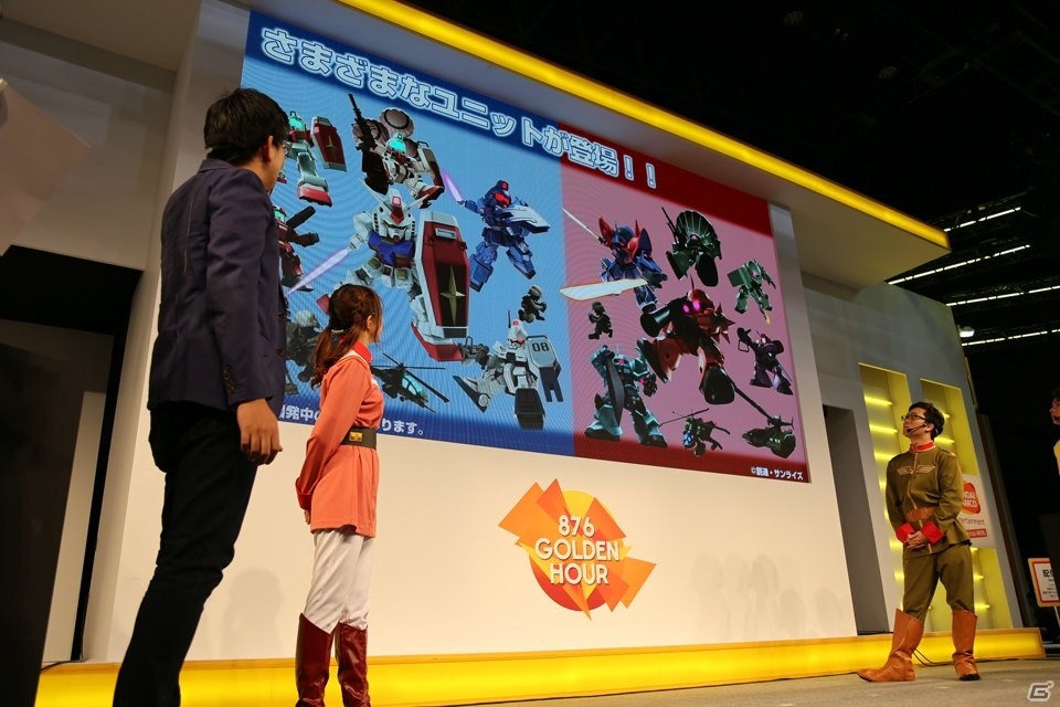 【TGS 2017】一年戦争を舞台にした戦略バトルが楽しめる「機動戦士ガンダム 即応戦線」のステージをレポートの画像4