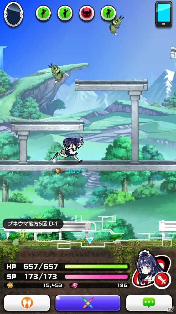 横スクロールアクションRPG「PaniPani-パラレルニクスパンドラナイト-」が配信開始！感覚ピエロのイメージソングに乗せたアニメPVも公開の画像4