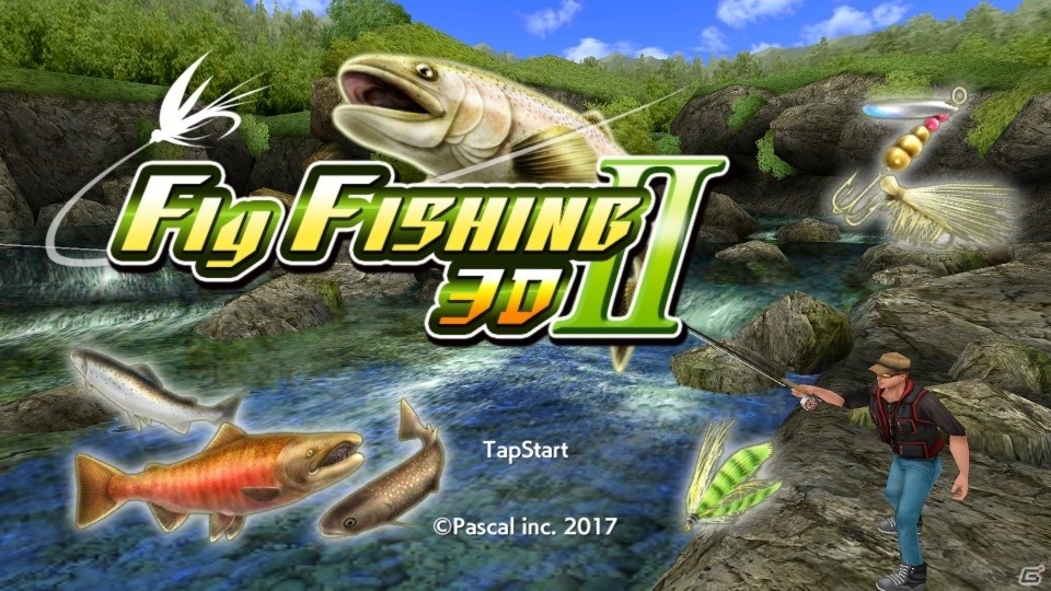 進化したグラフィックで本格的なフライフィッシングが楽しめる「フライフィッシング3D II」がiOS/Android向けに配信開始の画像1