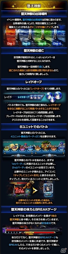 「グランドサマナーズ」最大12人のプレイヤーによる大討伐隊で「堕天神獣」に挑め！新システム「レイドβ版」が本日解禁の画像5