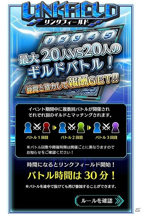 iOS/Android「アルテイルクロニクル」ギルドvsギルドの新しいバトル！新コンテンツ「リンクフィールド」が実装の画像2