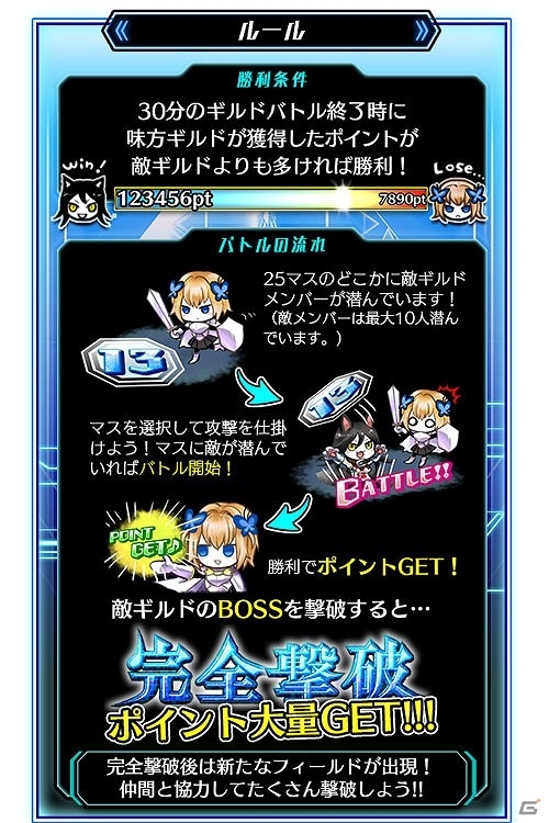 iOS/Android「アルテイルクロニクル」ギルドvsギルドの新しいバトル！新コンテンツ「リンクフィールド」が実装の画像3