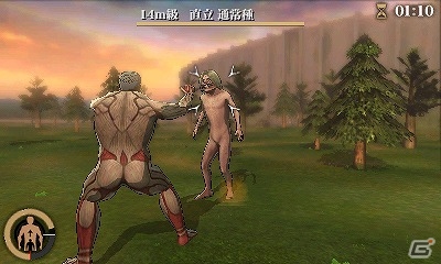 3DS「進撃の巨人2 未来の座標」立体機動の新たなアクションや巨人クリエイトなどの新情報が公開！の画像4