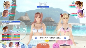 「DEAD OR ALIVE Xtreme Venus Vacation」女天狗、あやね、紅葉のおもいで＆着くずれシーンを紹介！ビーチバレーのゲームシステムもの画像2