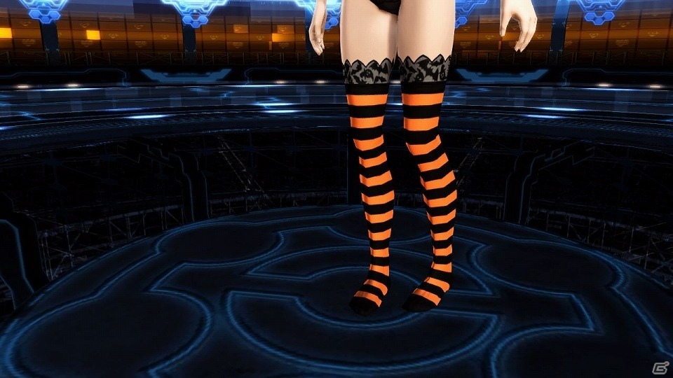 「ファンタシースターオンライン2」にインスタ映えしそうな夜のカフェが登場！ハロウィン風衣装が的中するACスクラッチもの画像111