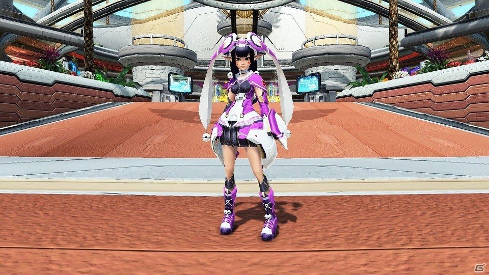 「ファンタシースターオンライン2」にインスタ映えしそうな夜のカフェが登場！ハロウィン風衣装が的中するACスクラッチもの画像122