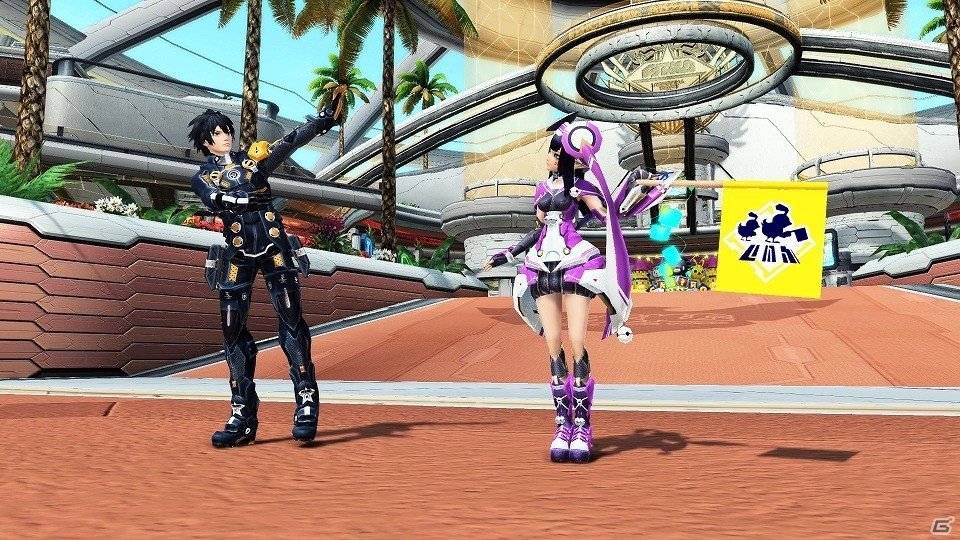 「ファンタシースターオンライン2」にインスタ映えしそうな夜のカフェが登場！ハロウィン風衣装が的中するACスクラッチもの画像124