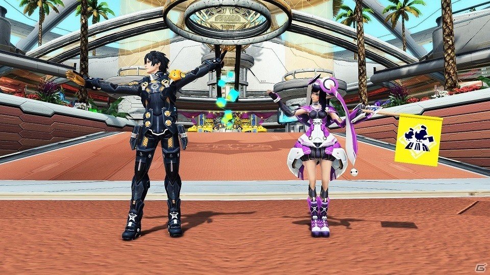 「ファンタシースターオンライン2」にインスタ映えしそうな夜のカフェが登場！ハロウィン風衣装が的中するACスクラッチもの画像125
