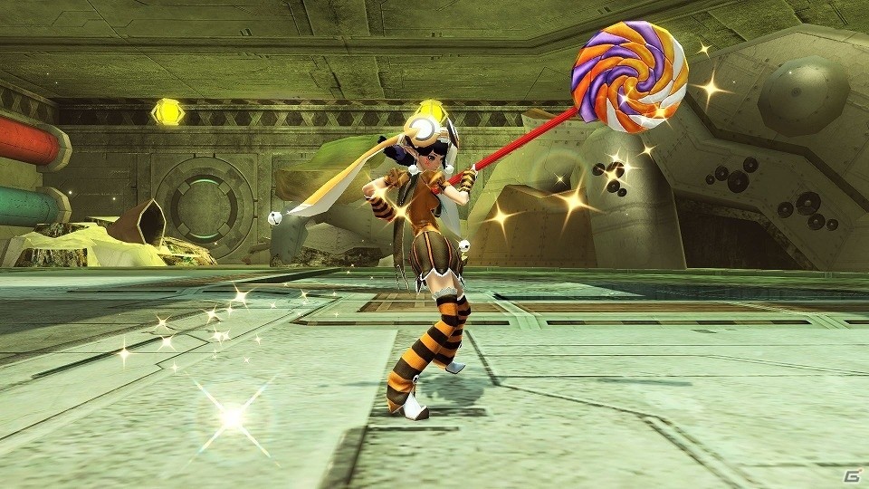 「ファンタシースターオンライン2」にインスタ映えしそうな夜のカフェが登場！ハロウィン風衣装が的中するACスクラッチもの画像26