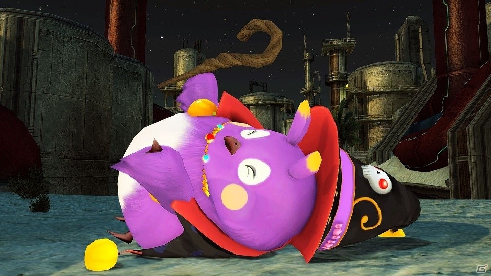 「ファンタシースターオンライン2」にインスタ映えしそうな夜のカフェが登場！ハロウィン風衣装が的中するACスクラッチもの画像29