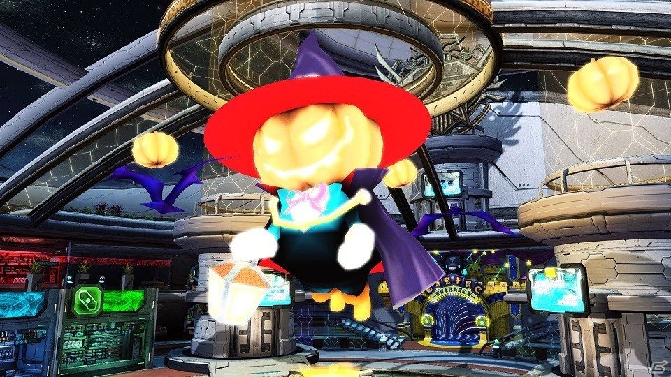「ファンタシースターオンライン2」にインスタ映えしそうな夜のカフェが登場！ハロウィン風衣装が的中するACスクラッチもの画像3