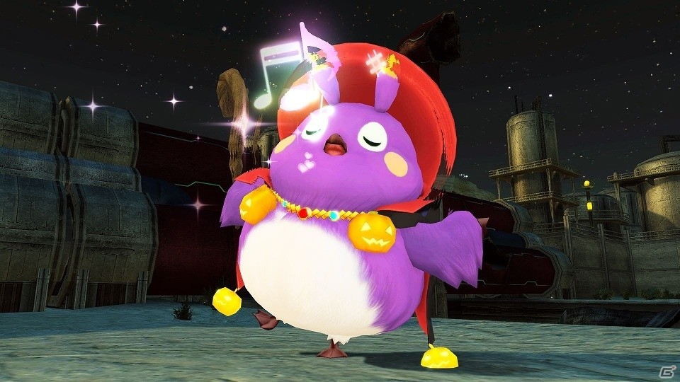 「ファンタシースターオンライン2」にインスタ映えしそうな夜のカフェが登場！ハロウィン風衣装が的中するACスクラッチもの画像30