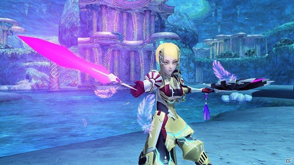 「ファンタシースターオンライン2」にインスタ映えしそうな夜のカフェが登場！ハロウィン風衣装が的中するACスクラッチもの画像50