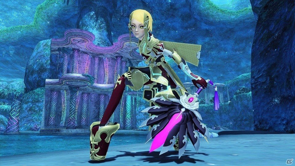 「ファンタシースターオンライン2」にインスタ映えしそうな夜のカフェが登場！ハロウィン風衣装が的中するACスクラッチもの画像51