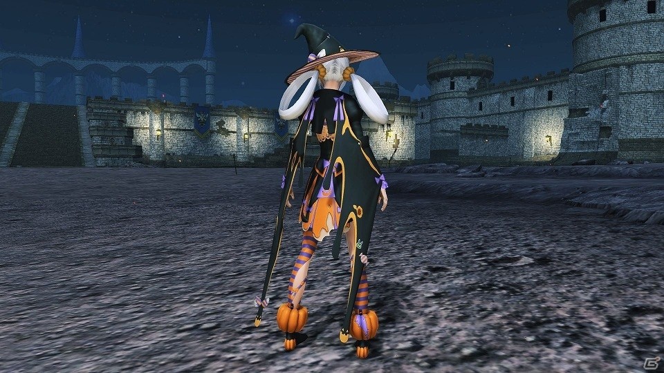 「ファンタシースターオンライン2」にインスタ映えしそうな夜のカフェが登場！ハロウィン風衣装が的中するACスクラッチもの画像67