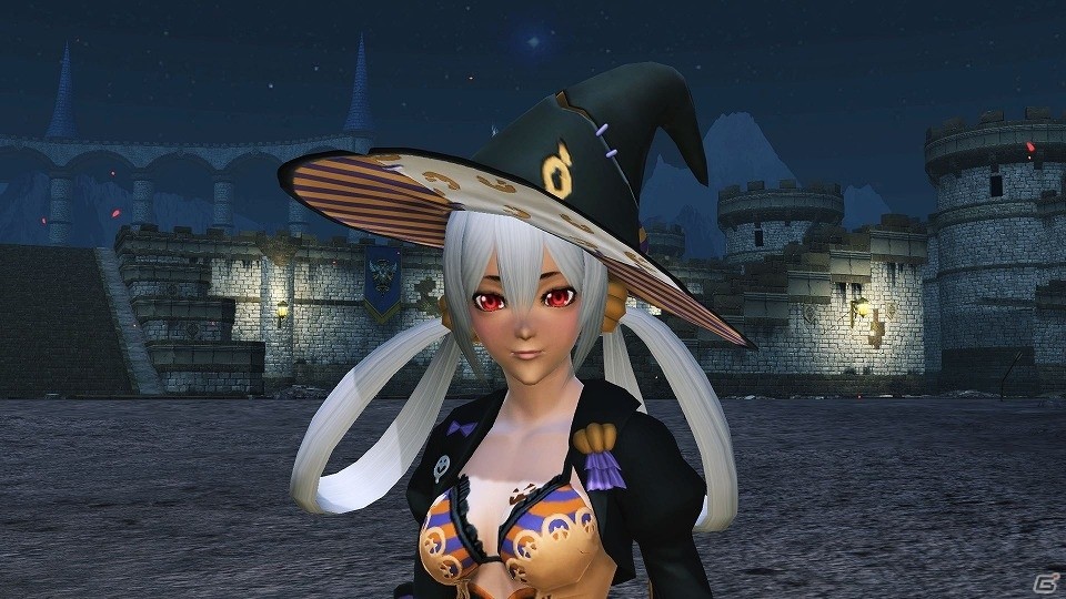 「ファンタシースターオンライン2」にインスタ映えしそうな夜のカフェが登場！ハロウィン風衣装が的中するACスクラッチもの画像96