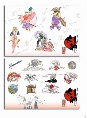 PS4/Xbox One/PC「大神 絶景版」“幸つつみ”と“花あそび”に同梱されるアイテムデザインが公開！ショップ別特典の実施ショップも追加決定の画像4