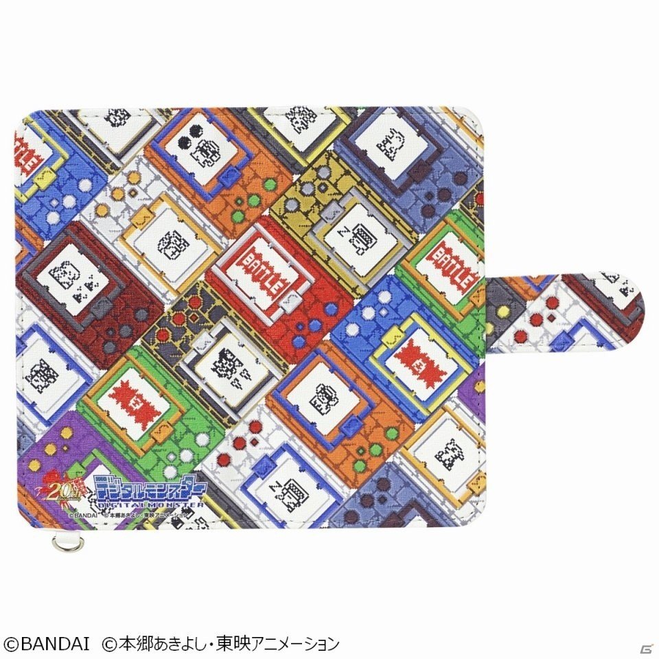 懐かしの「デジモン」歴代ゲーム機を敷き詰めた総柄デザインのスマートフォンケース＆ICカードケースが発売決定、予約受付が本日スタートの画像2