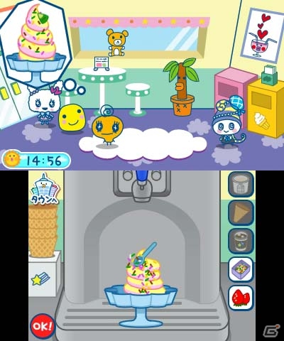 3DS「たまごっちのプチプチおみせっち～にんきのおみせあつめました～」3つのおみせがくっついた「ちょ～ふくごうてん」などおみせやさんの詳細を紹介の画像18