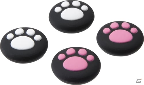 かわいい肉球でJoy-Conの操作性を向上させるNintendo Switch用アナログスティックカバー「ねこにゃん」が10月23日発売の画像1