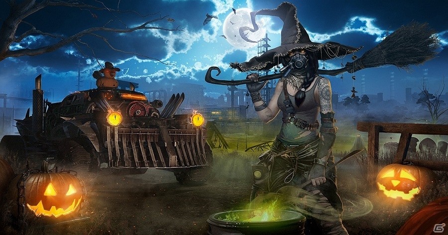 PS4「CROSSOUT」ハロウィンイベント「ウィッチハント」が開催！パンプキンバルーンを奪うイベント専用ルールも登場の画像1