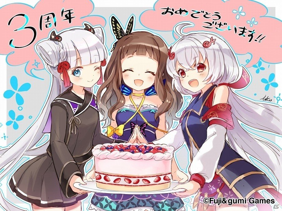 iOS/Android「ファントム オブ キル」3周年を記念したファンキルイラストチームのお祝いイラストが公開の画像28
