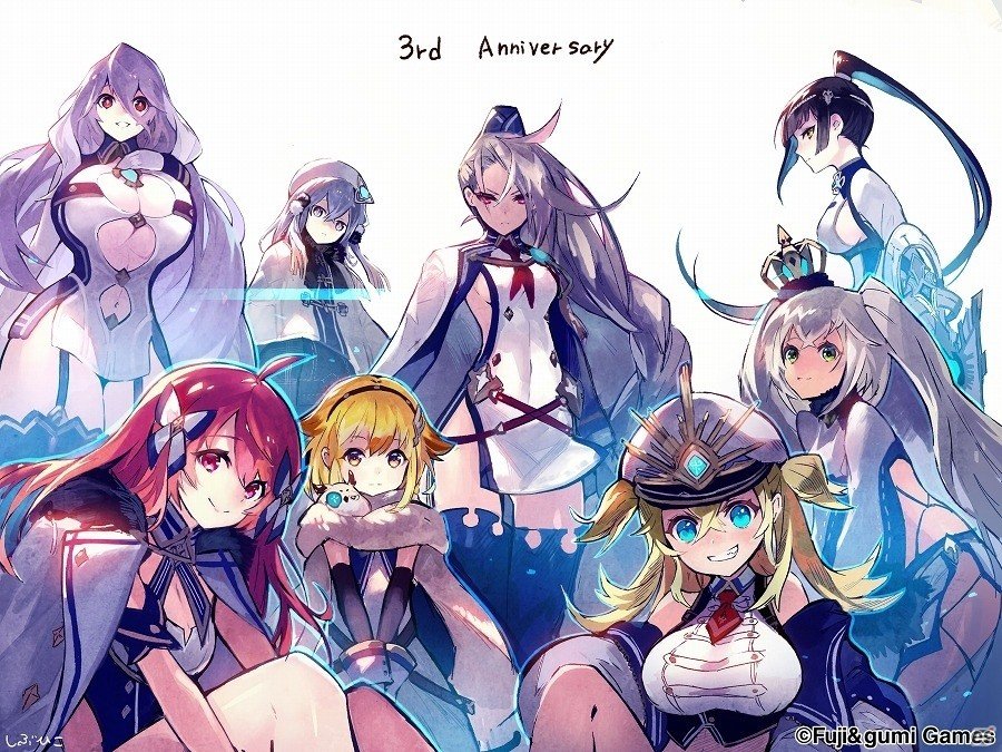 iOS/Android「ファントム オブ キル」3周年を記念したファンキルイラストチームのお祝いイラストが公開の画像6