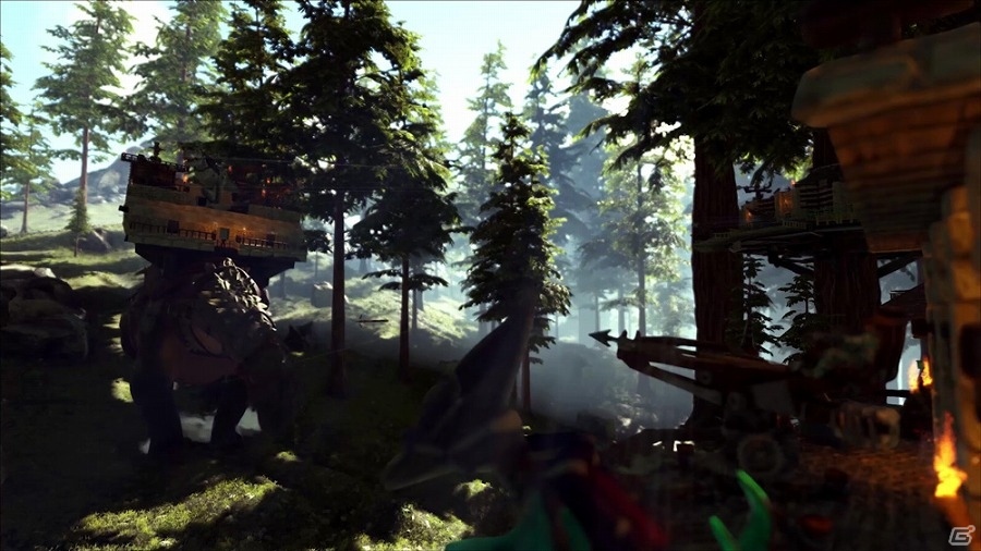 PS4「ARK：Survival Evolved」近未来的な世界、伝説の生物が確認できるローンチトレーラーが公開の画像1