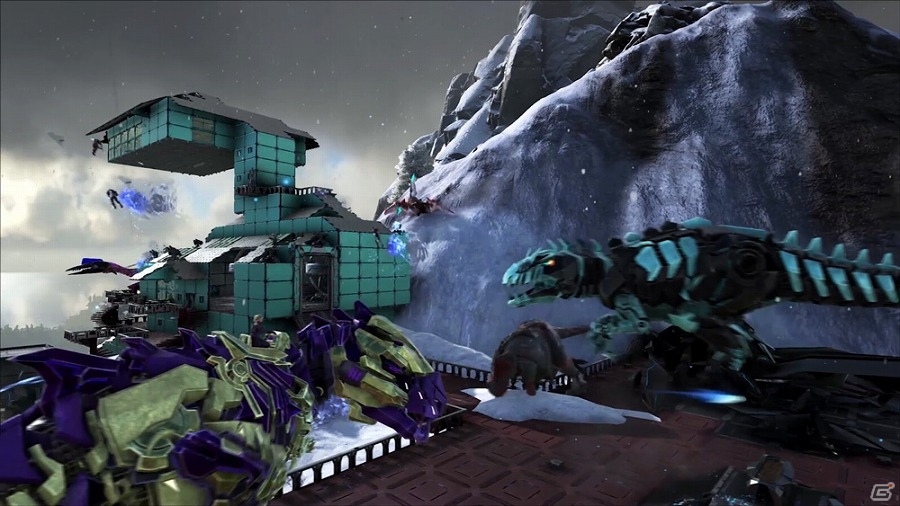 PS4「ARK：Survival Evolved」近未来的な世界、伝説の生物が確認できるローンチトレーラーが公開の画像2