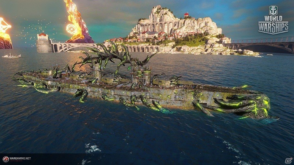 海の底から蘇った宿敵との再戦！「World of Warships」のハロウィーンイベント「Transylvaniaを救え」と「暗闇を照らす光」が実装の画像2