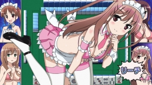 PS Vita「咲-Saki-全国編Plus」新子憧のメイド水着衣装が配信開始の画像1
