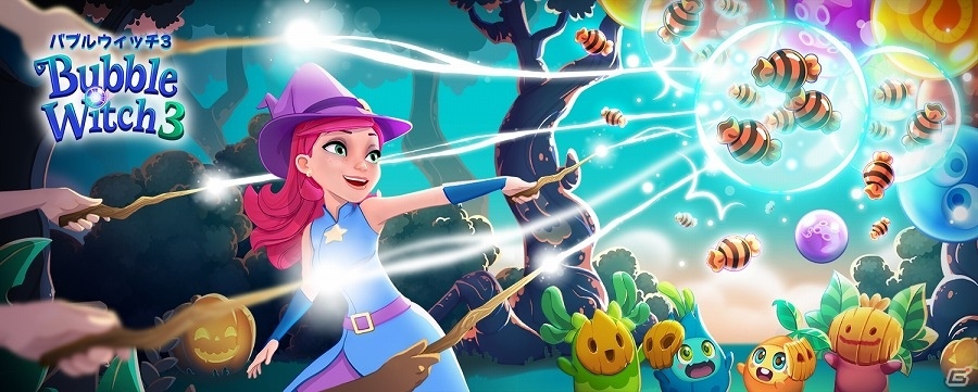 iOS/Android「バブルウィッチ3」Snapchatと連携したハロウィンイベントが開催！の画像1