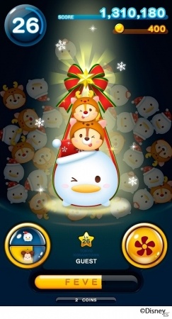 Ac版 ディズニー ツムツム Vol 15ツムマスコットが登場 クリスマスパーティのコスチュームを着たミッキー フレンズなどを手に入れよう ゲーム情報サイト Gamer