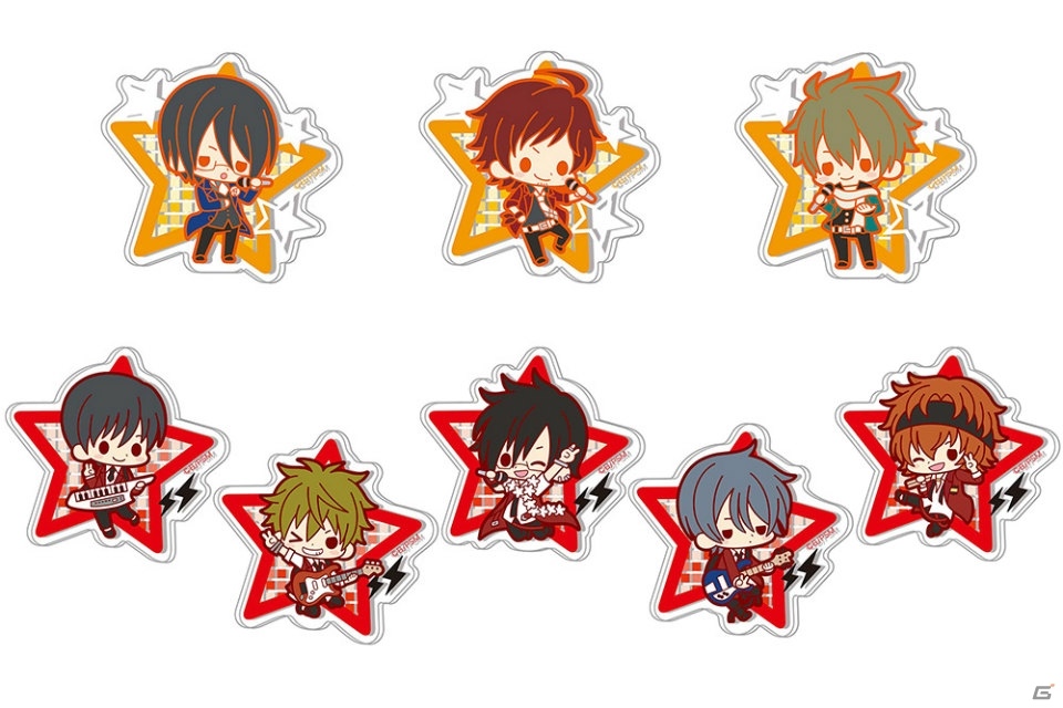 「アイドルマスター SideM」DRAMATIC STARSとHigh×Jokerのクリアブローチが2018年3月に発売決定！の画像1