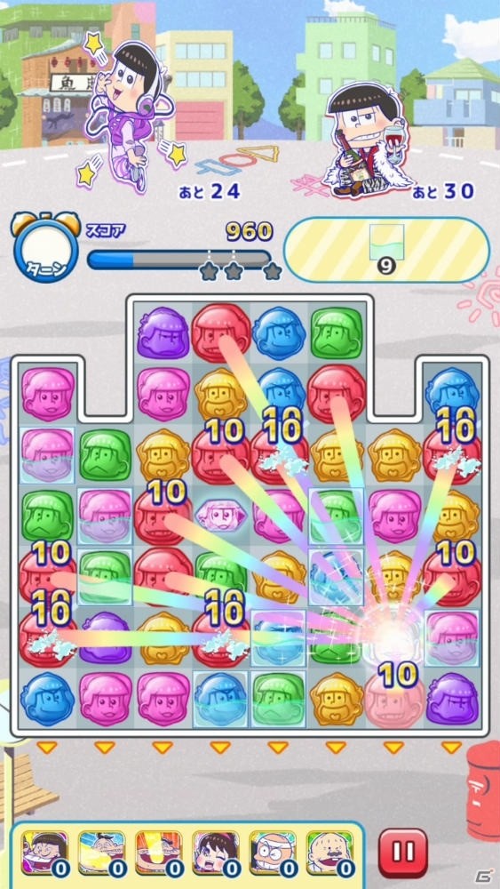 【アプリレビュー】前作から大きくパワーアップ！カンタン操作のパズルゲーム「にゅ～パズ松さん 新品卒業計画」の画像5