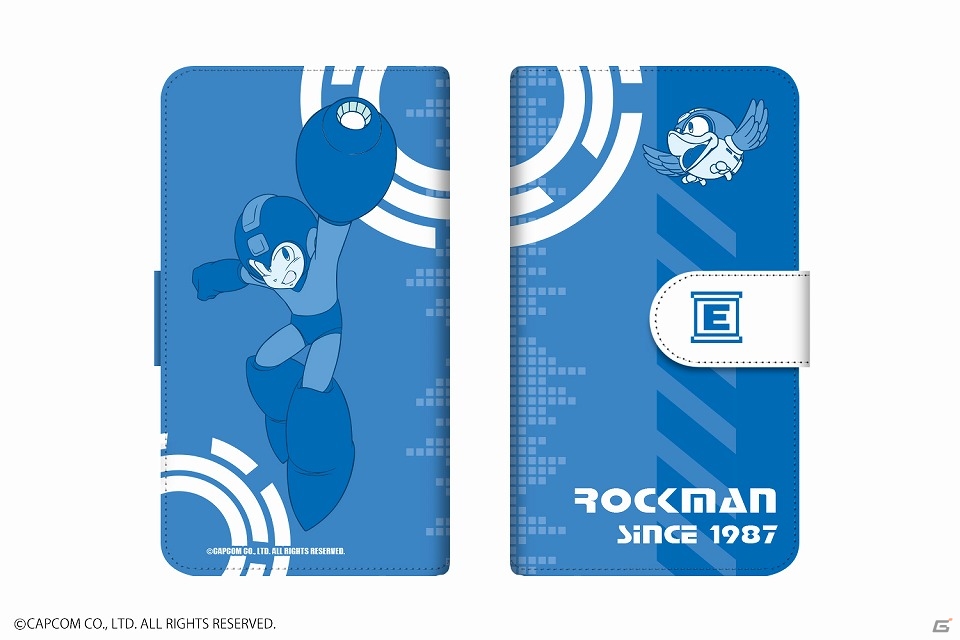 「ロックマン」30周年を記念したダイアリースマホケースが登場！ドットとイラストの2種2サイズで展開の画像2