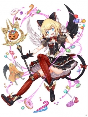 「白猫プロジェクト」のハロインイベントで仮装姿のルミエとマール、マヤが登場！の画像3