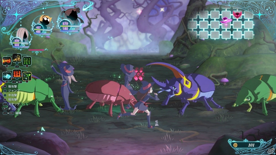 PS4「リトルウィッチアカデミア 時の魔法と七不思議」トリガー制作のゲーム内アニメが公開！キャラクターの強化要素も紹介の画像49