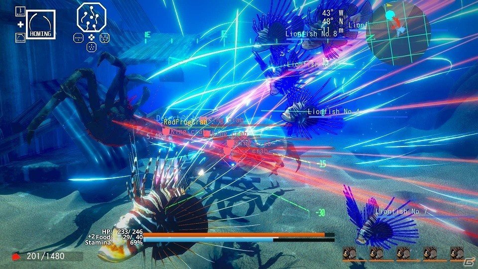 強力な光線を放つ海産物となってあらゆるものを破壊しよう！「Ace of Seafood」が11月9日にPS4向けに配信の画像2