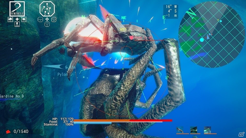 強力な光線を放つ海産物となってあらゆるものを破壊しよう！「Ace of Seafood」が11月9日にPS4向けに配信の画像4