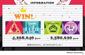 jubeatシリーズ初の街対抗戦イベントが開催！“pow”を貯めて新たな楽曲やアイテムを入手しようの画像4