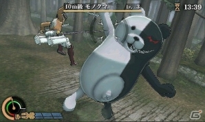 3DS「進撃の巨人2 未来の座標」に巨大モノクマが登場！？シリーズ最多となるキャラクター情報も公開の画像2