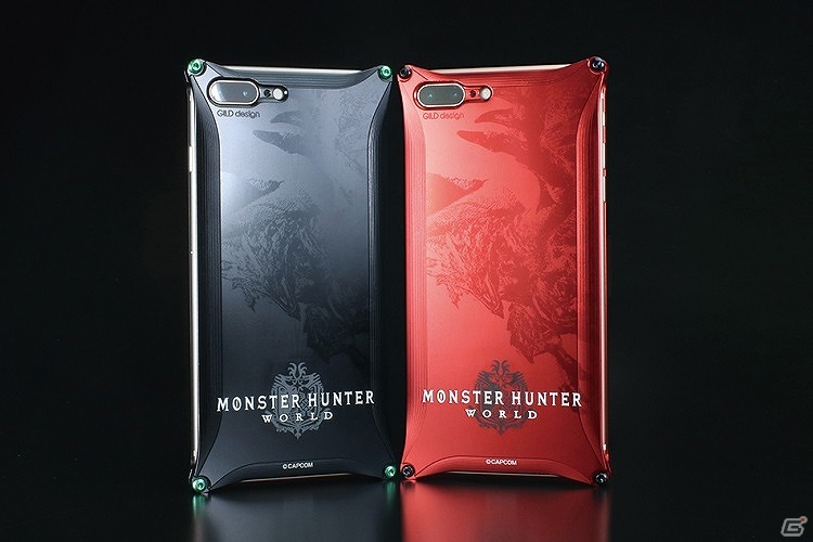 「モンスターハンター：ワールド」iPhone8/7、Plus用のジュラルミン削り出しケースが発売！の画像1