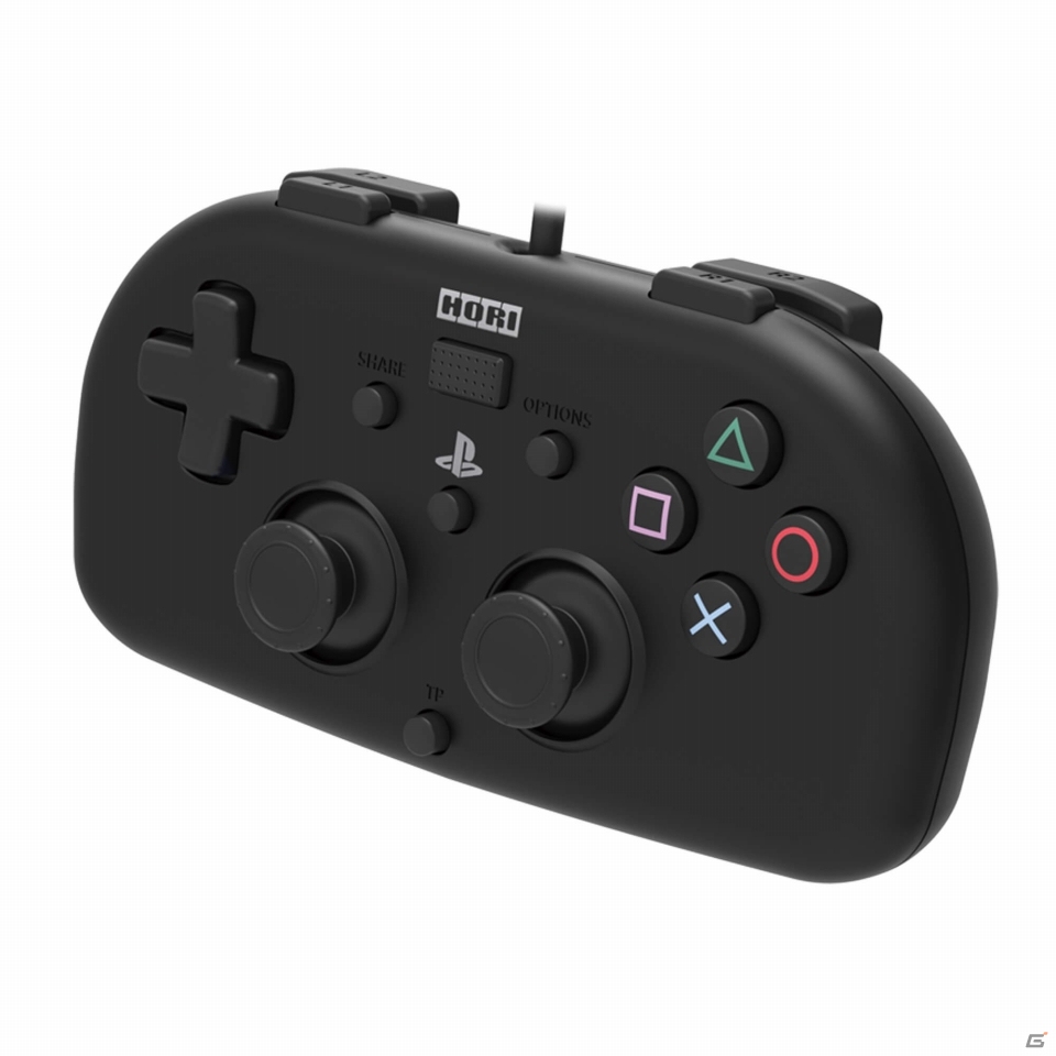 コンパクトで軽いPS4用コントローラー「ワイヤードコントローラーライト」が3色展開で12月7日発売の画像3