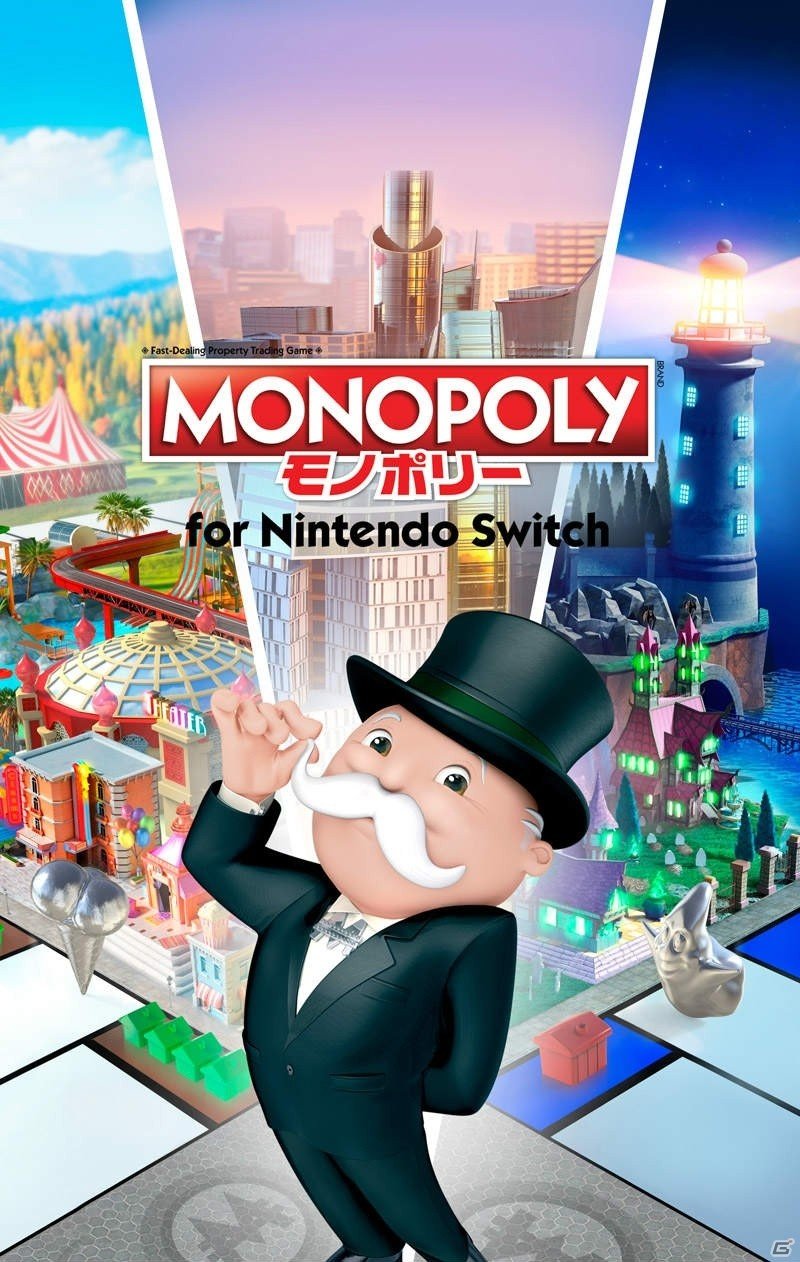 王道知的ボードゲーム「モノポリー for Nintendo Switch」が発売！ローンチトレーラーも公開の画像1