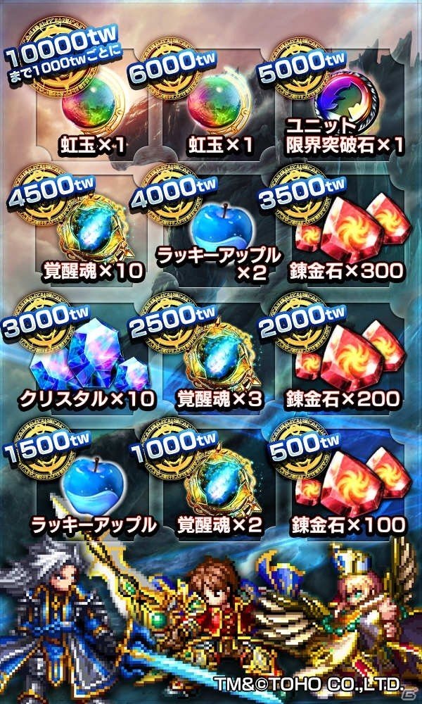 iOS/Android「グランドサマナーズ」アニメーション映画「GODZILLA 怪獣惑星」とのコラボイベント内容が公開！の画像3