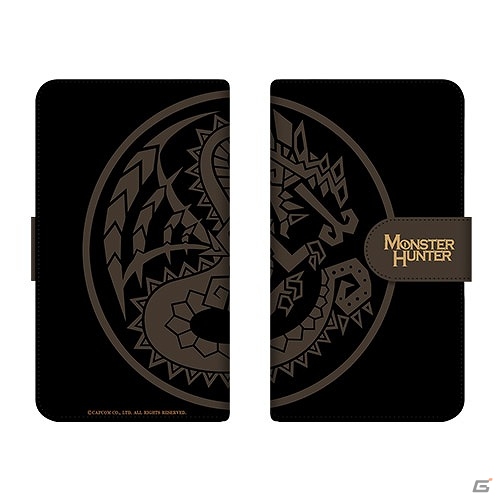 「モンスターハンター」シリーズのロゴやアイコンなどをデザインした手帳型スマフォケースが登場！の画像1