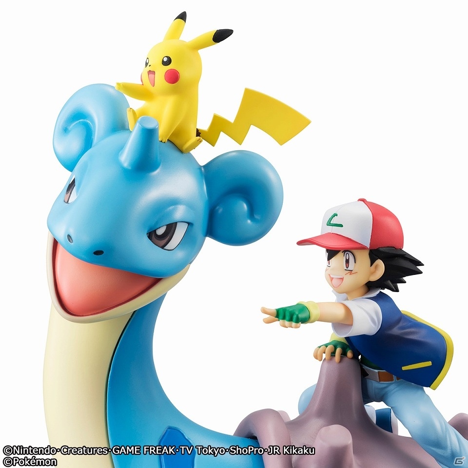 「ポケットモンスター」水上を泳ぐラプラスが立体化！サトシとピカチュウを乗せた作中姿を再現の画像2