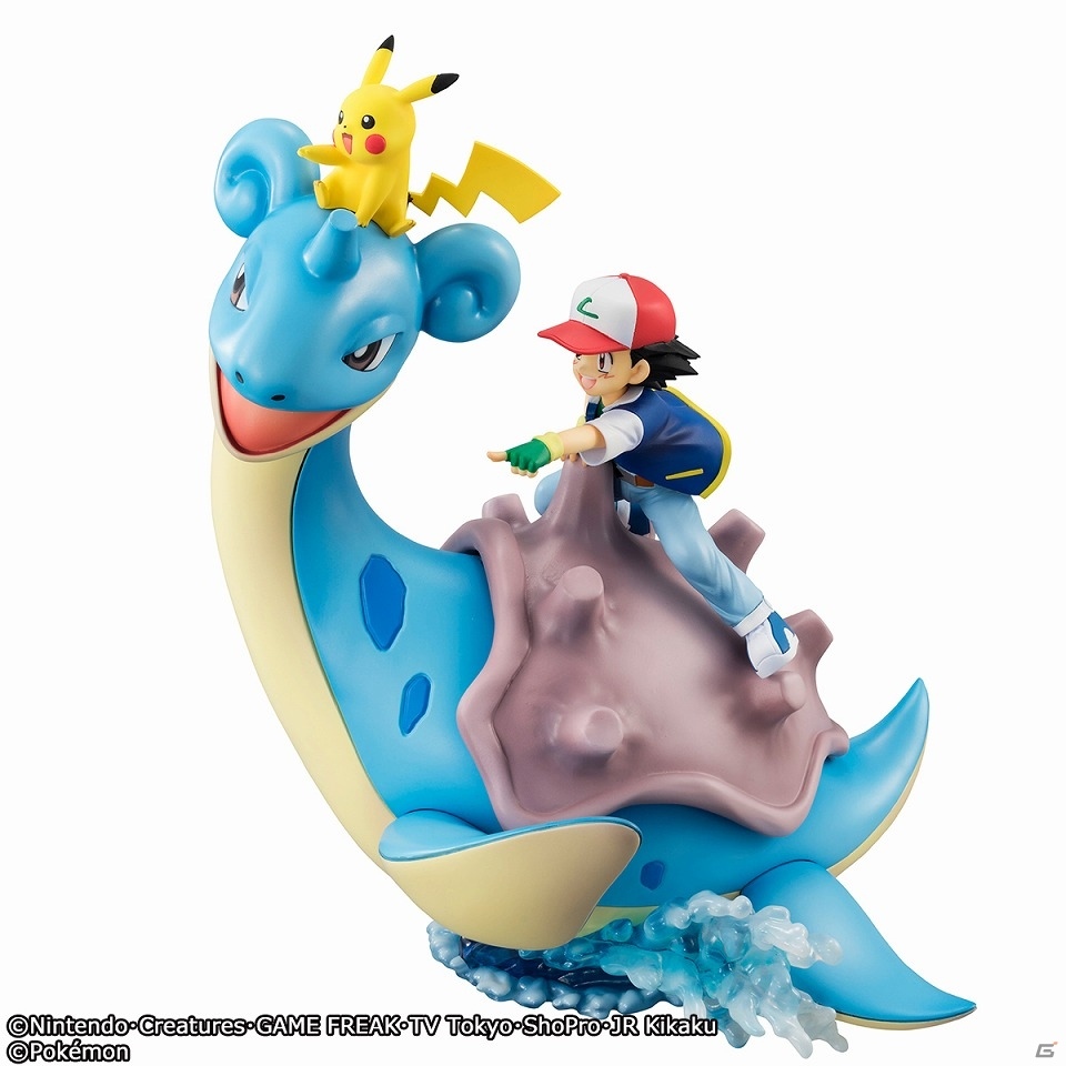「ポケットモンスター」水上を泳ぐラプラスが立体化！サトシとピカチュウを乗せた作中姿を再現の画像3